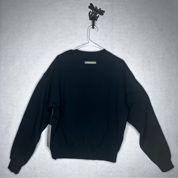 Fear of God Essentials Black Crewneck Sweater Size XL (size 12) - Picture 2 of 4